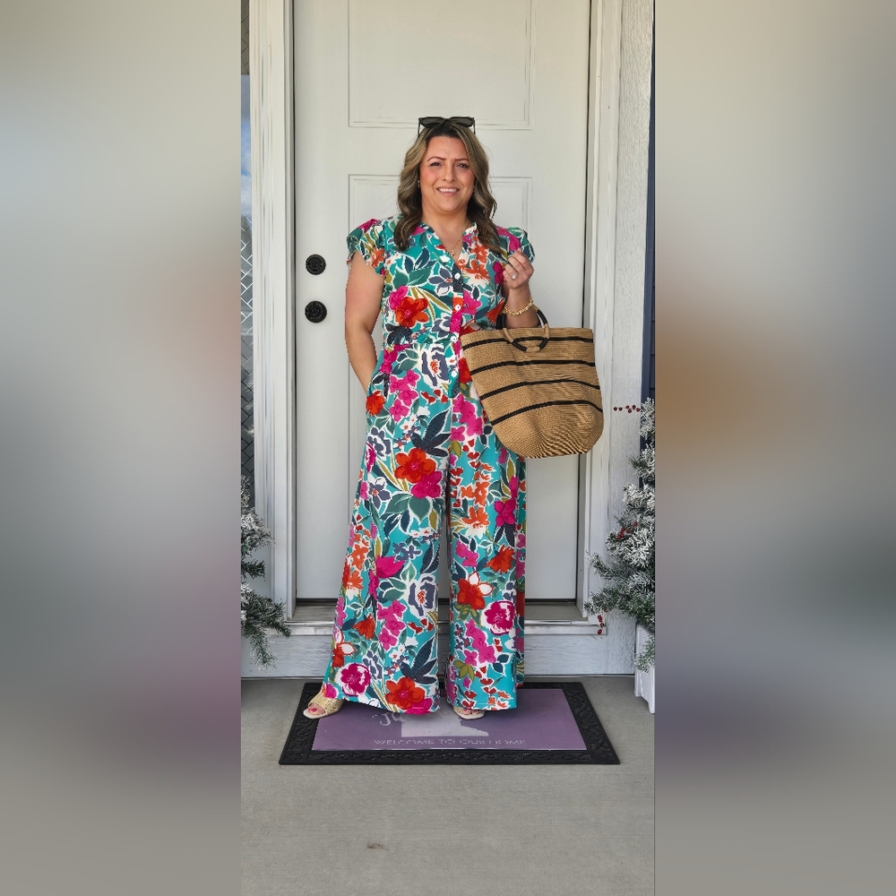 Floral Multi-Color Skirt - Picture 4 of 4